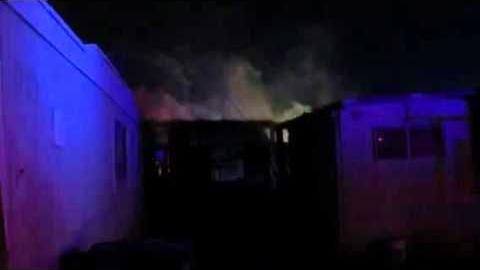 Mobile home on fire on Tucson's south side